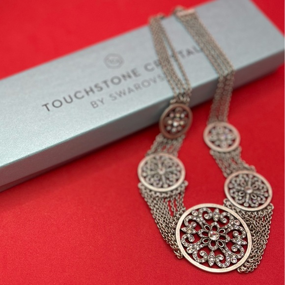 Touchstone Crystal Angelique Collar Necklace - Picture 1 of 8